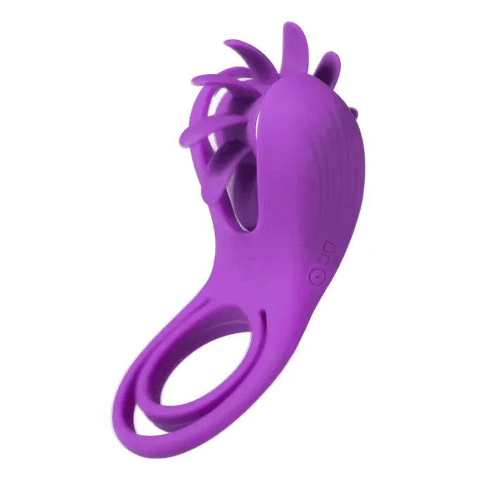 Fun Still™ ROXY Licking Sex Toy & Vibrating Dual Penis Ring