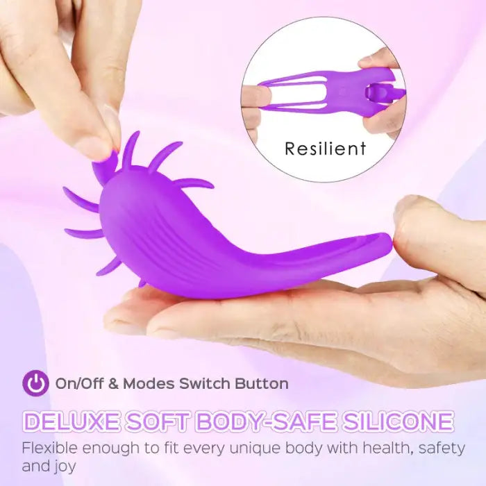 Fun Still™ ROXY Licking Sex Toy & Vibrating Dual Penis Ring
