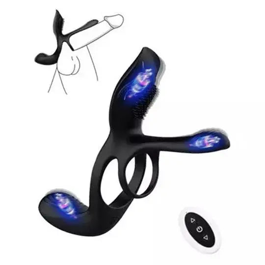 Fun Still™ KUSHOR Wireless 10 Vibration Penis Ring For Couples