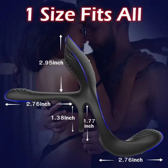 Fun Still™ KUSHOR Wireless 10 Vibration Penis Ring For Couples