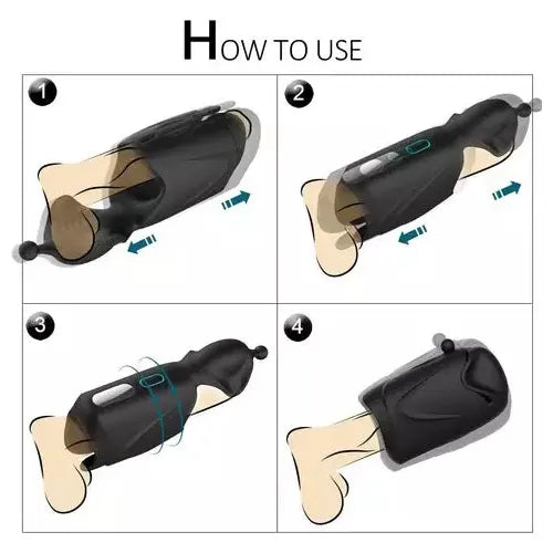 Fun Still™ QMYSKY Dual Motor 10 Vibrating Glans Exerciser