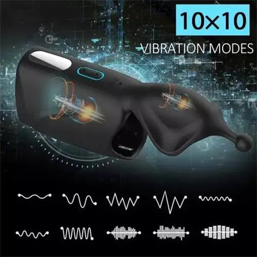 Fun Still™ QMYSKY Dual Motor 10 Vibrating Glans Exerciser