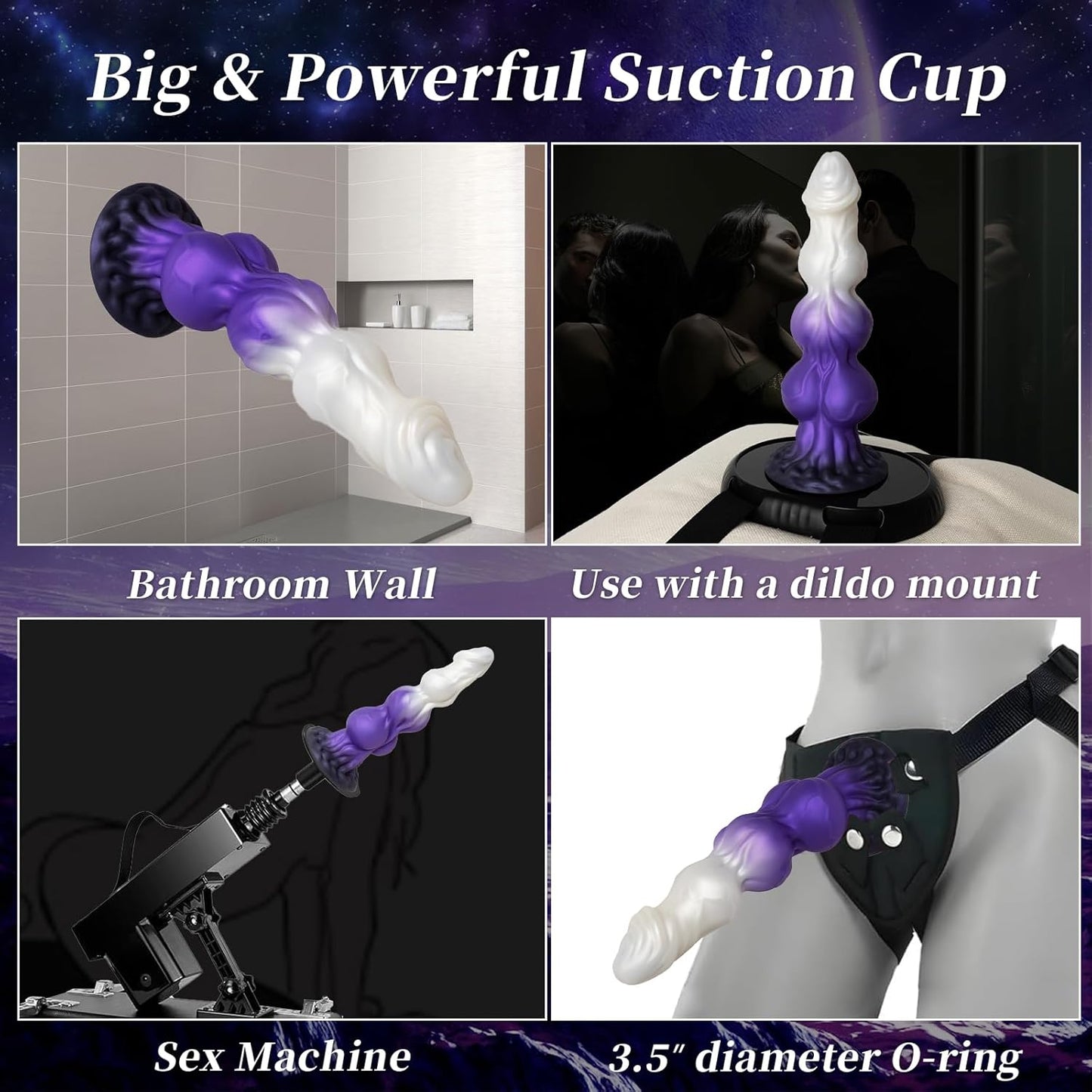 10" Monster Knot Dildo for Master