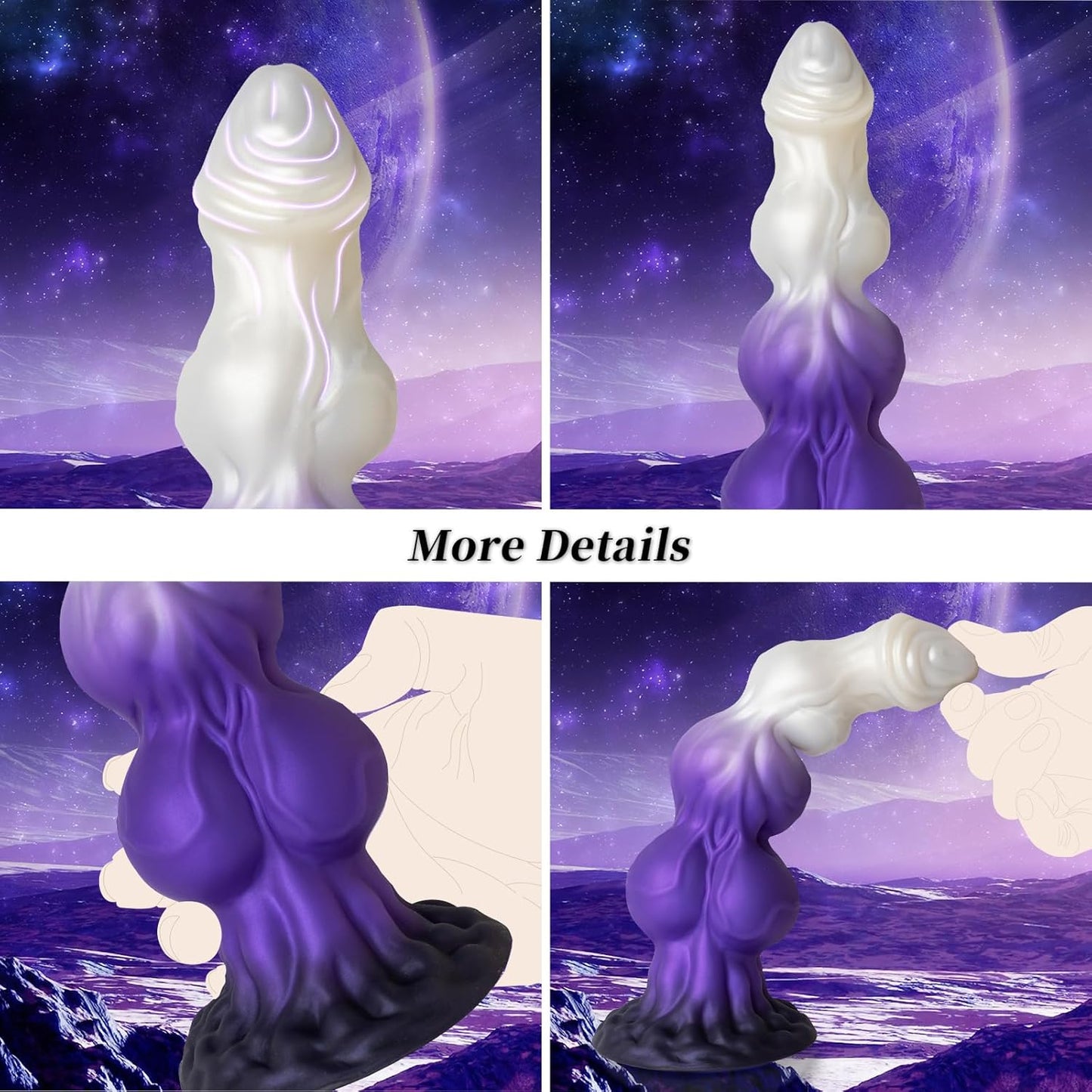 10" Monster Knot Dildo for Master