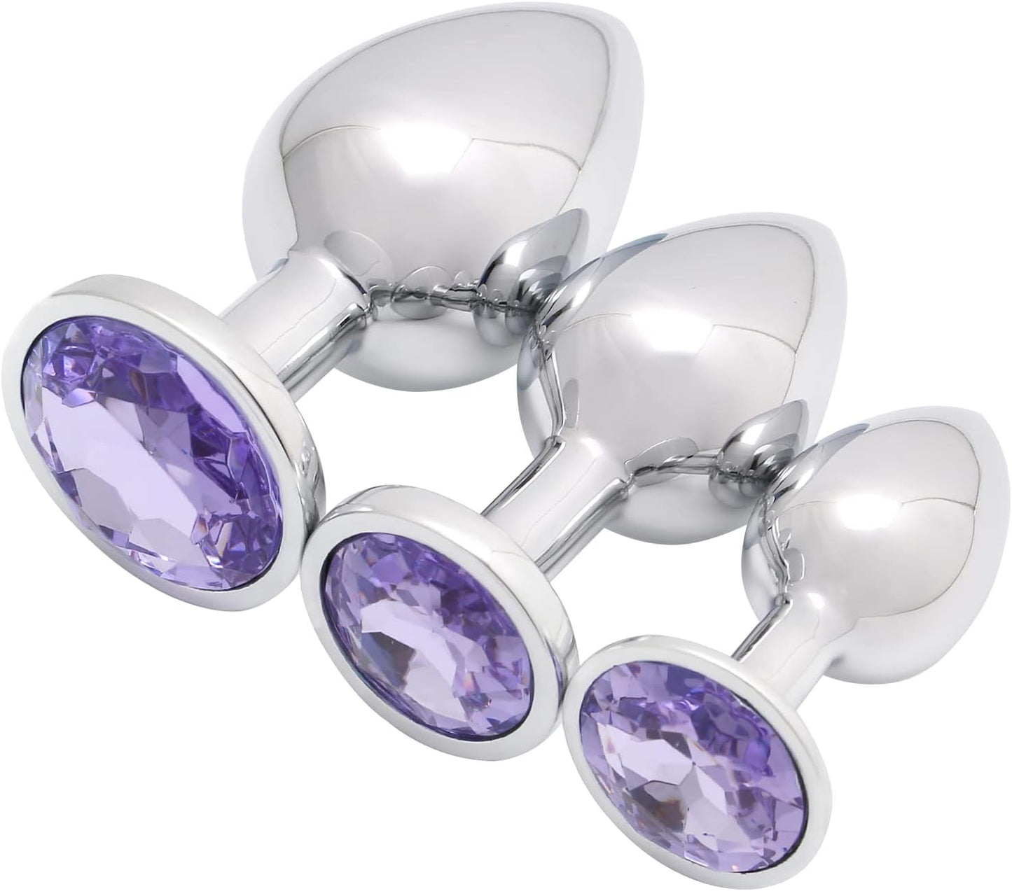 3 Pcs Luxury Jewelry Design Fetish Anal Plug