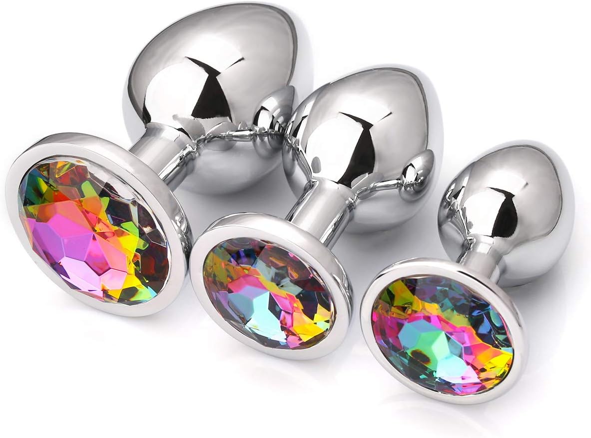 3 Pcs Luxury Jewelry Design Fetish Anal Plug