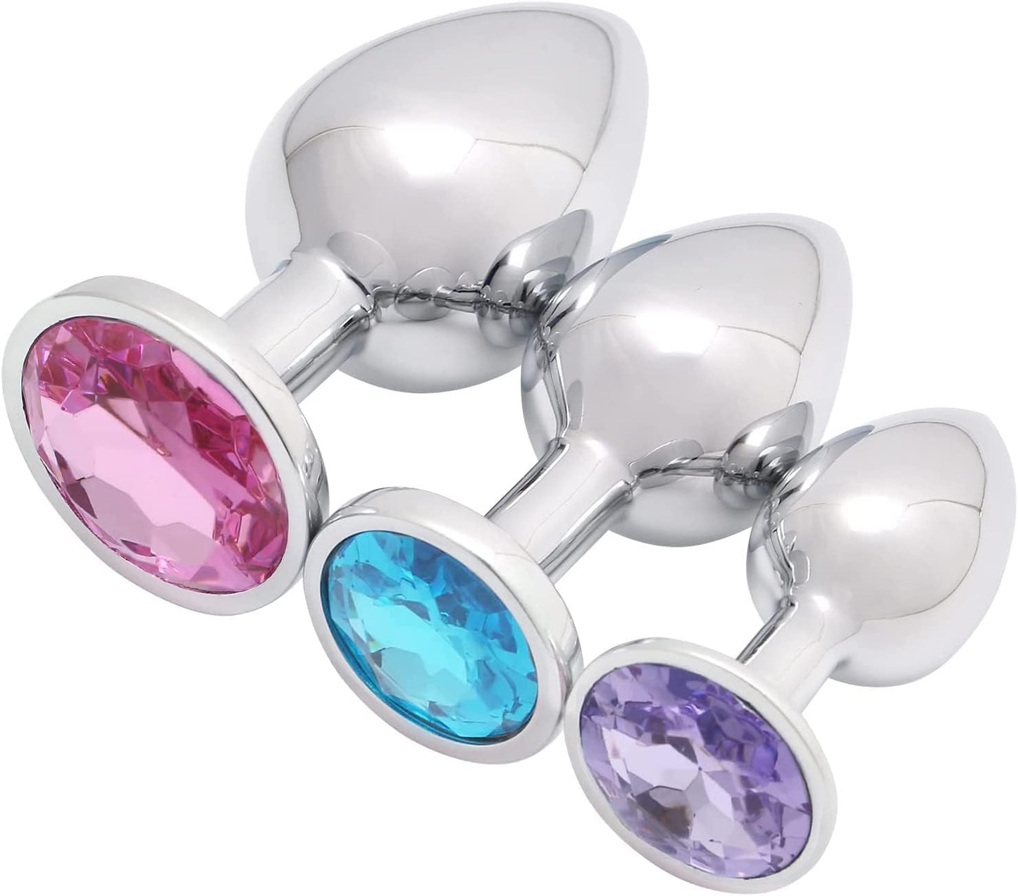3 Pcs Luxury Jewelry Design Fetish Anal Plug