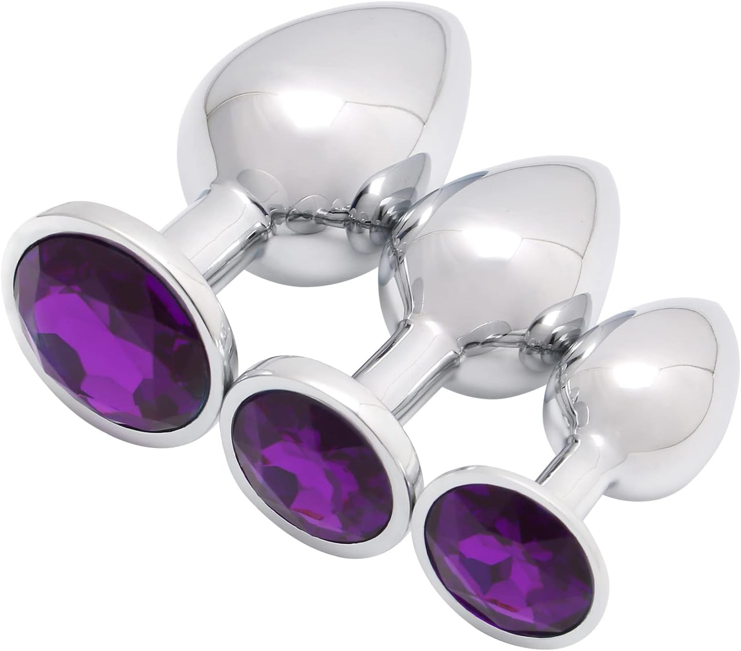 3 Pcs Luxury Jewelry Design Fetish Anal Plug