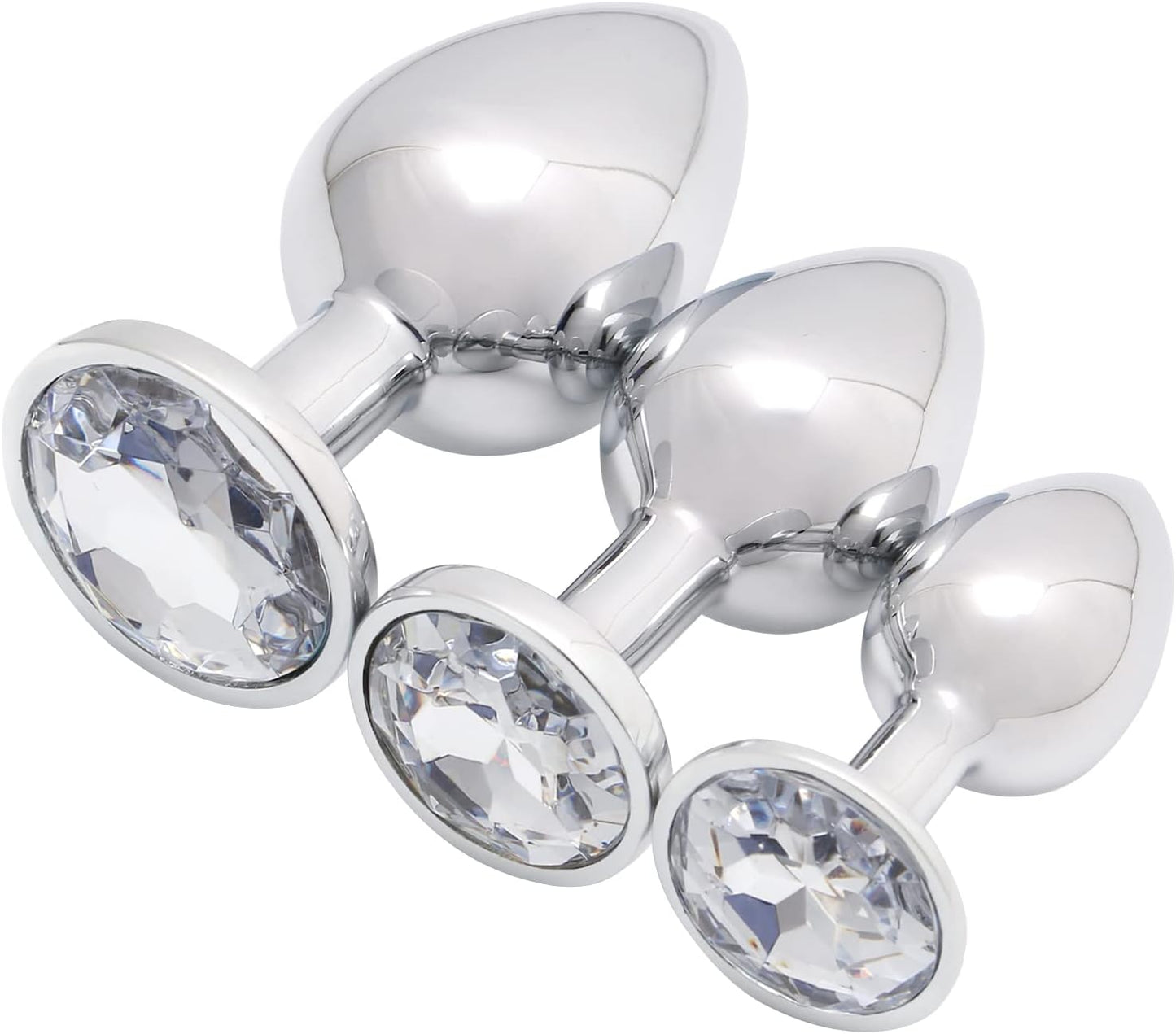 3 Pcs Luxury Jewelry Design Fetish Anal Plug