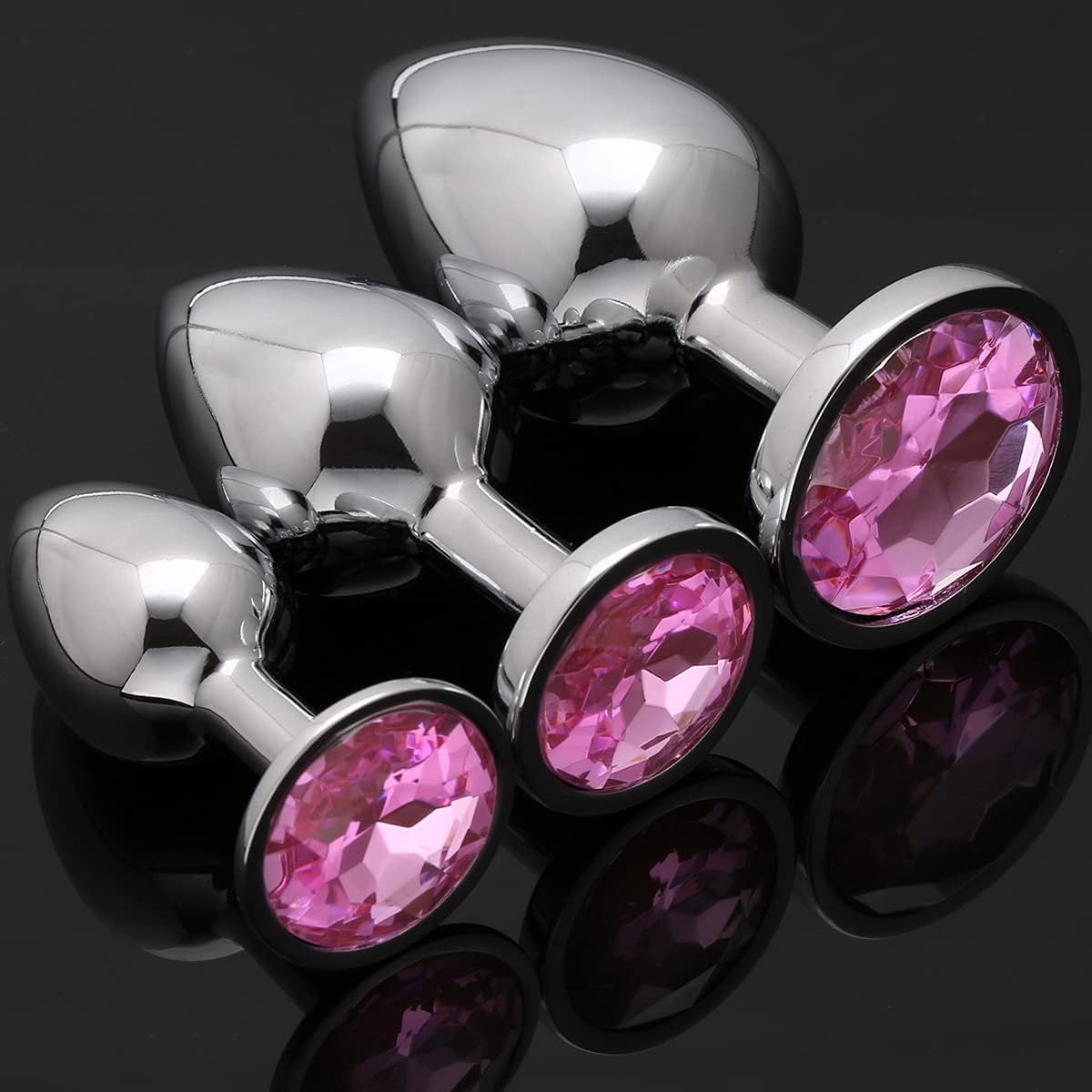 3 Pcs Luxury Jewelry Design Fetish Anal Plug
