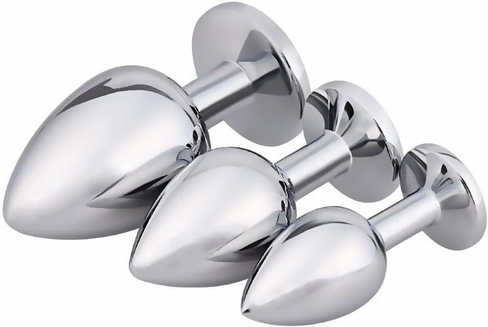 3 Pcs Luxury Jewelry Design Fetish Anal Plug