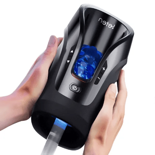 Fun Still™ LETEN Cannon King Mini 3D Fleshy Telescopic Vibrating Automatic Masturbator