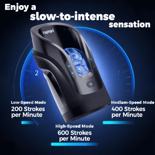 Fun Still™ LETEN Cannon King Mini 3D Fleshy Telescopic Vibrating Automatic Masturbator