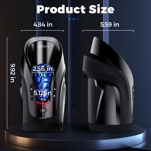 Fun Still™ LETEN Cannon King Mini 3D Fleshy Telescopic Vibrating Automatic Masturbator