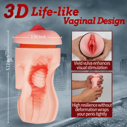 Fun Still™ LETEN App Control 10 Vibrating Masturbator and Pussy Pocket
