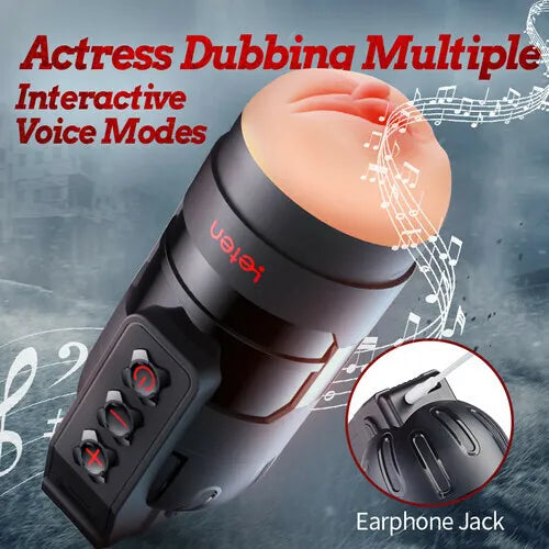 Fun Still™ LETEN App Control 10 Vibrating Masturbator and Pussy Pocket