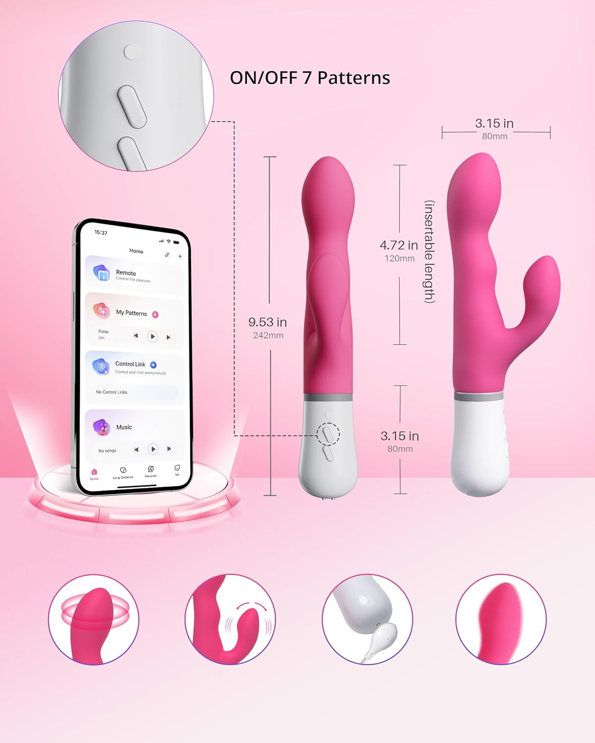 OG DUNK | Nora Rabbit Vibrator with Smartphone Wireless