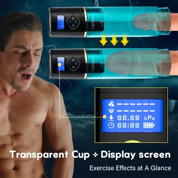 Fun Still™ QMYSKY 6 Hydrotherapy with Display Male Enhancement Water Penis Pump
