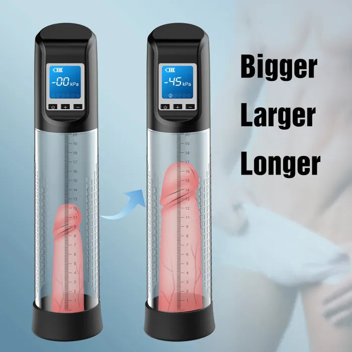 Fun Still™ 6 Suction 9 Vibration Electric Vacuum Penis Pump with Pocket Pussy