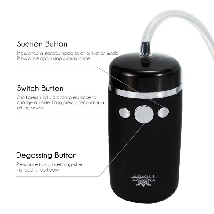 Fun Still™ Hands Free 10 Frequencies Elastic Blowjob Vibrating Male Masturbator