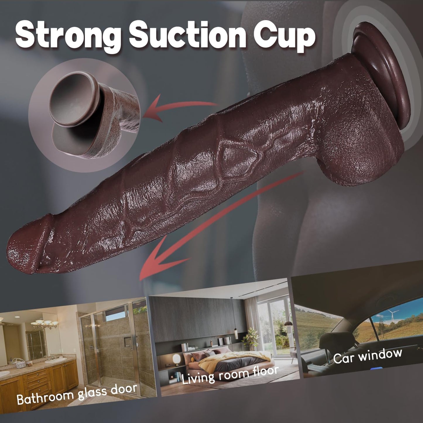 10" Realistic Dildo for Advanced