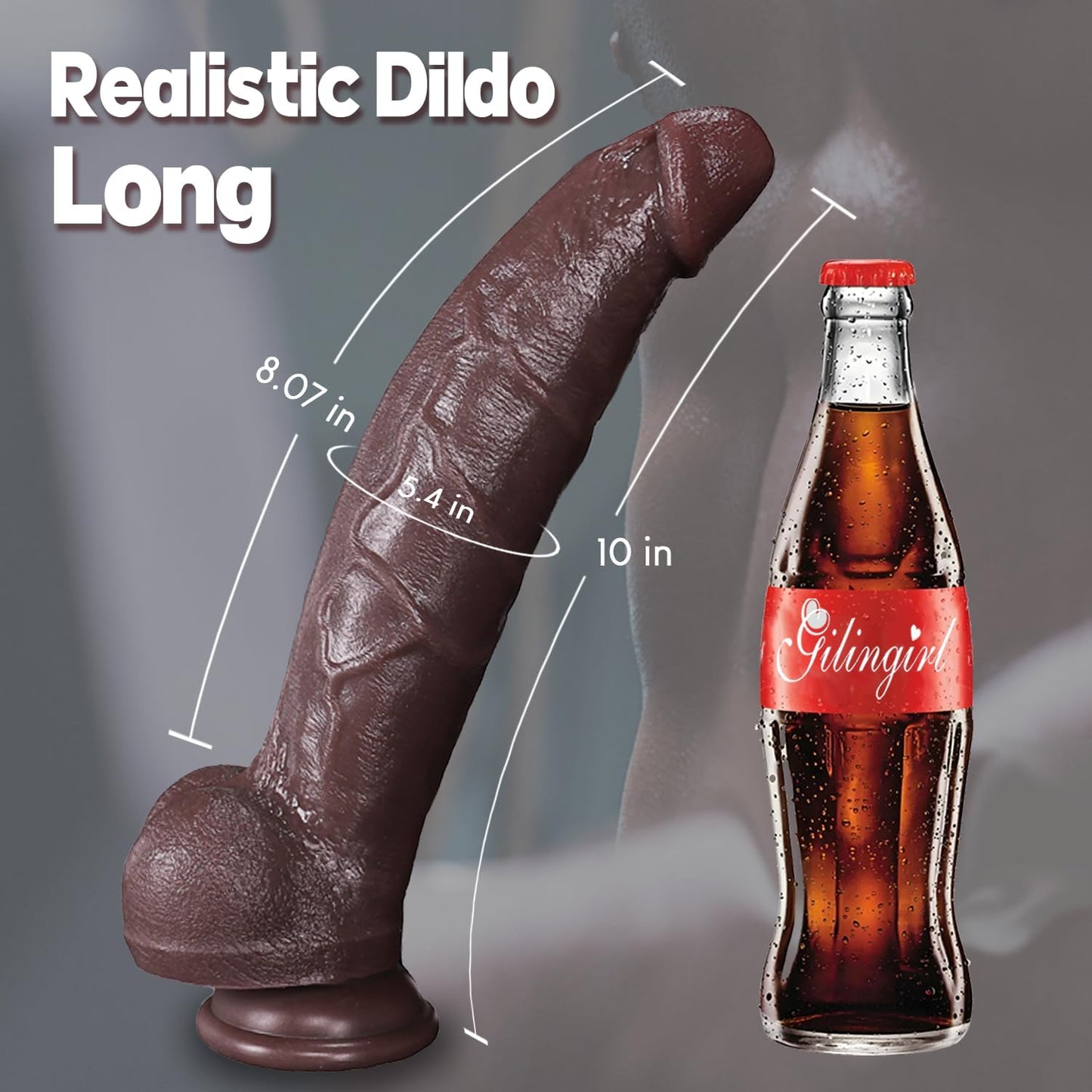 10" Realistic Dildo for Advanced