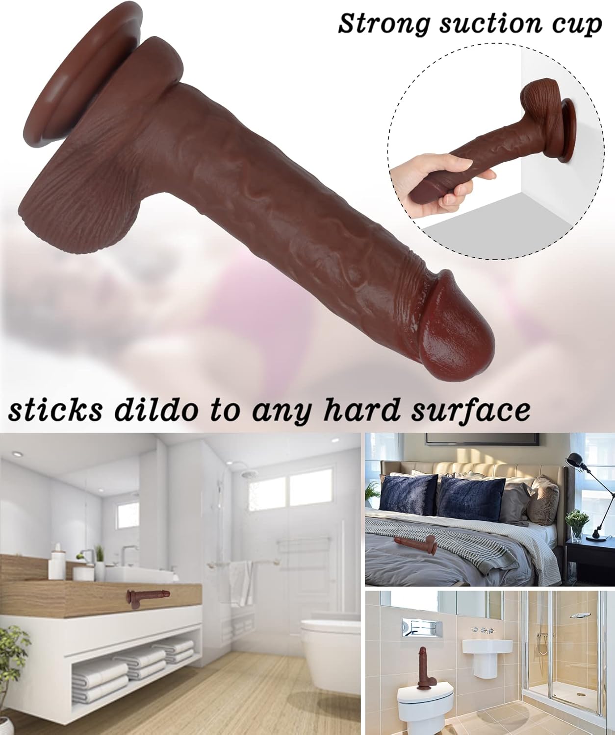7.7" Realistic Dildo for Beginners