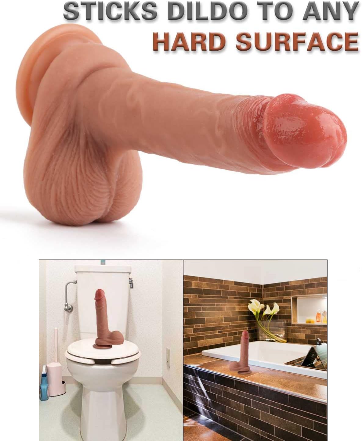 7.7" Realistic Dildo for Beginners