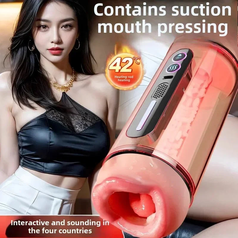 2-in-1 Automatic Sucking Masturbation Cup