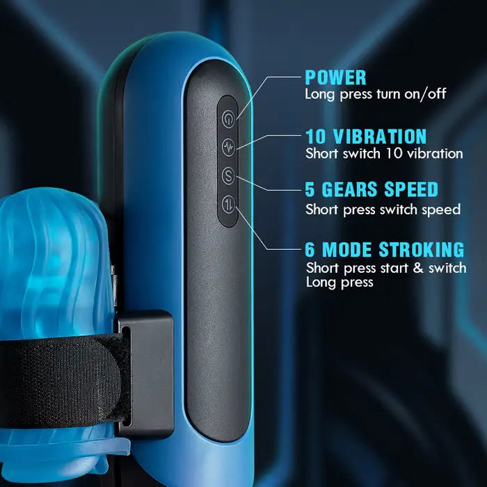 Fun Still™ XS 5 Speed 6 Thrusting 10 Vibrating Male Masturbator