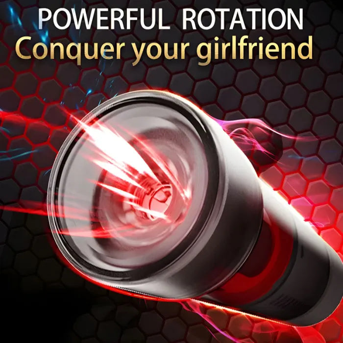 Fun Still™ 5 Sucking 5 Rotating Vibrating Penis Pump and Masturbator