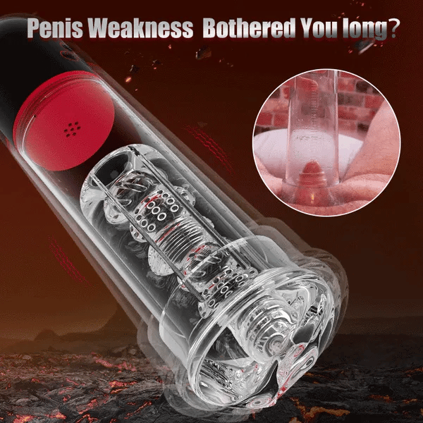 Fun Still™ S-Hande 3 Sucking 9 Vibrating Penis Enlargement Pump