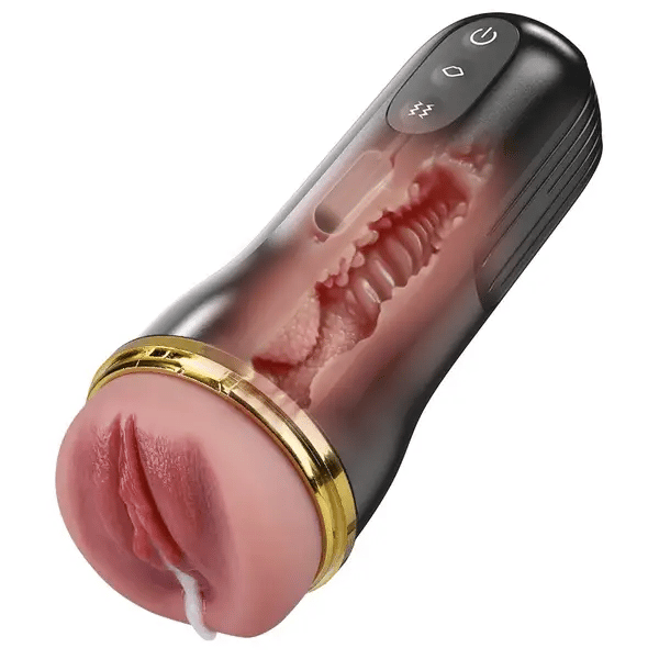 Fun Still™ The Captain 10 Vibrating Sucking Deep Throat Male Stroker