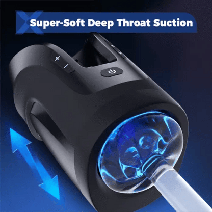 Fun Still™ LETEN Cannon King Mini 3D Fleshy Telescopic Vibrating Automatic Masturbator