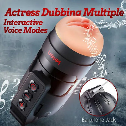 Fun Still™ LETEN App Control 10 Vibrating Masturbator and Pussy Pocket