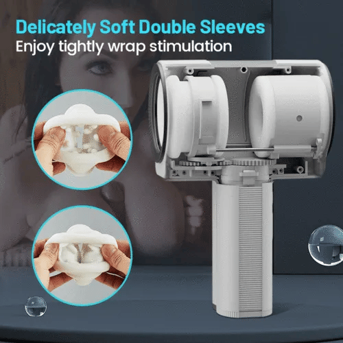 Fun Still™ 5 Telescopic Rotating 7 Vibrating Handheld Masturbator US$ 68.42 US$ 97.74