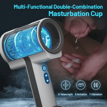 Fun Still™ 5 Telescopic Rotating 7 Vibrating Handheld Masturbator US$ 68.42 US$ 97.74