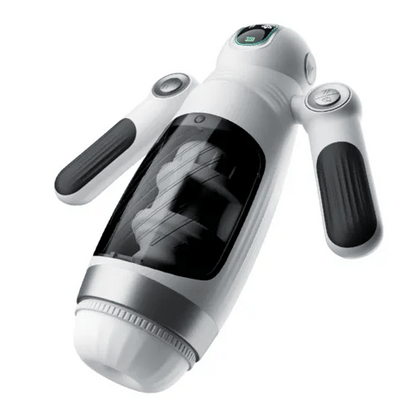 Fun Still™ 7 Telescopic Squeezing 12 Vibration Masturbator Experience More Authentic Piston
