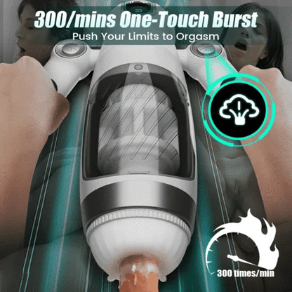 Fun Still™ 7 Telescopic Squeezing 12 Vibration Masturbator Experience More Authentic Piston