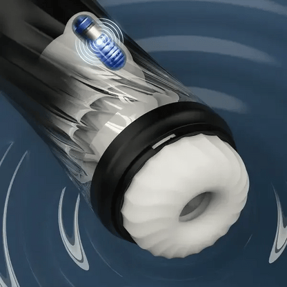 Fun Still™ XT 3 Twisting 5 Thrusting 5 Vibrating Heating Male Masturbator